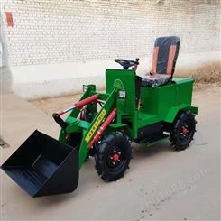 四驱电动装载机 农用小型电动铲车 AZ005操作简单