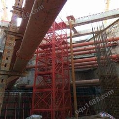   高架桥施工重型爬梯 安全梯笼 重型梯笼 建筑平台通道 基坑施工安全梯笼 青海安全梯笼