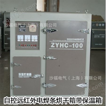 自控远红外电焊条烘干炉ZYHC-20电焊条烘干箱 双门带贮藏包邮