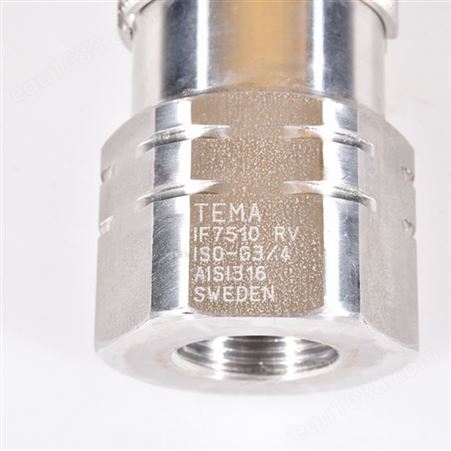 Parker派克TEMA FEM / IF系列液压平面中压快速接头IF7510 RV（不锈钢母头、主体尺寸3/4英寸）