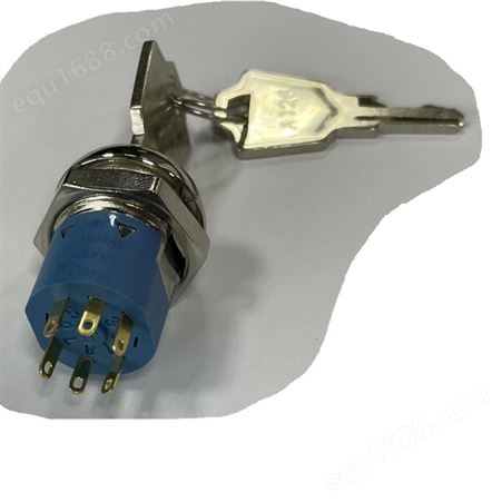 JTIC品版金属带钥匙开关多段式UL认证电源锁 S2011