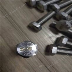 专业生产耐腐蚀合金254SM0螺栓 F44U型螺栓1.4547外六角螺丝螺母