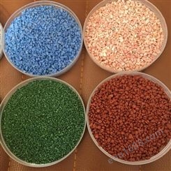 【现货供应】 彩色陶瓷颗粒 防滑路面用 0.5-1mm多规格红色陶粒