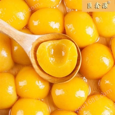 生鲜 罐头食品黄桃罐头 即食休闲零食 山东巨鑫源 直供