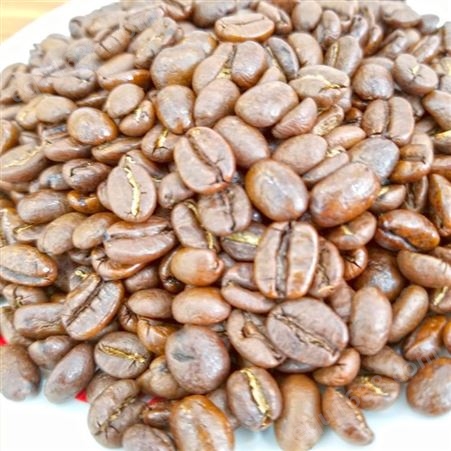 现烘焙咖啡机专用咖啡豆进口生豆 可现磨咖啡粉工厂定制一吨起