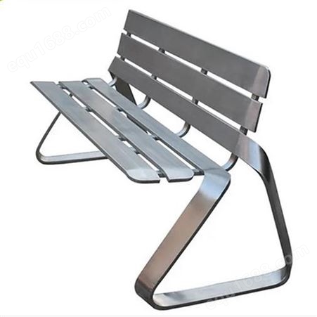 户外不锈钢公园长椅制品定制 环保耐用