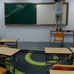 南宁推拉绿板，磁性教学黑板定制