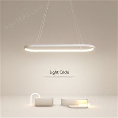 LED吊灯 室内创意个性卧室长条灯 玖恩灯具