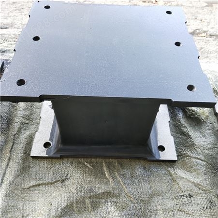 生产定制夹钢板橡胶减震器钢板式橡胶减震座钢板橡胶减震台