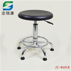 PU发泡花纹面防静电中国结实验室椅子圆凳 ESD工作凳