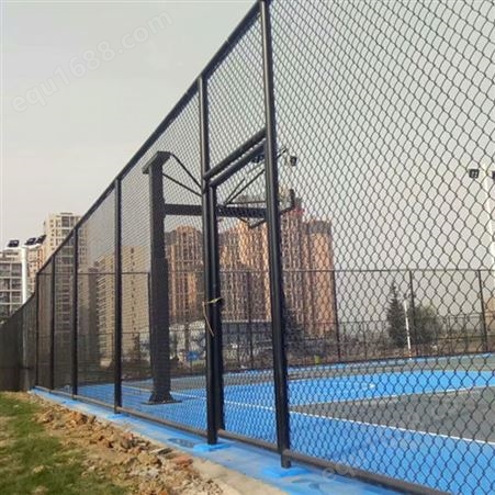 篮球场框架护栏足球铁丝勾花围网体育运动场隔离围栏商际商贸
