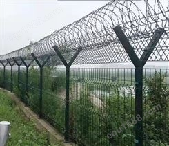 高锌刀片刺绳边境隔离围栏网浸塑机场防攀爬刺网