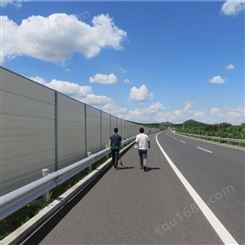 博乐声屏障 高速公路隔音降噪板 铁路桥面隔音墙提供安装