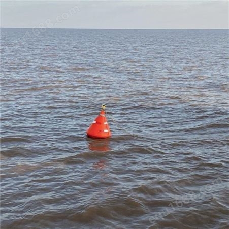 天蔚塑料滚塑科技直径700900聚乙烯材质水面警戒浮标