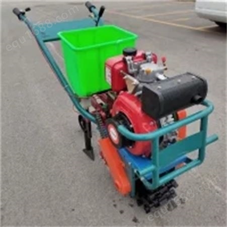 柴油自走式耘播机  手扶式链轨式施肥播种机   独轮式追肥机