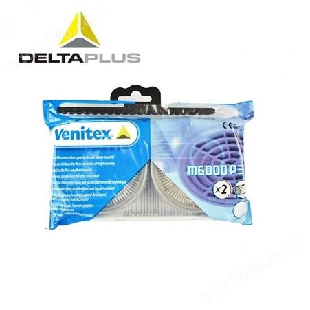 deltaplus/代尔塔105129 M6000 P3 防工业粉尘半面具滤盒