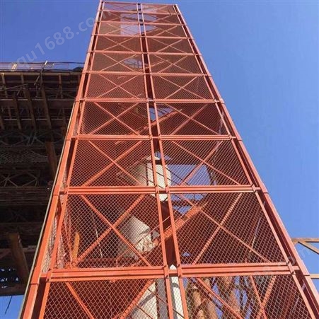链工广东安全爬梯梯笼 组合框架式梯笼 桥梁施工安全爬梯 重型安全梯笼