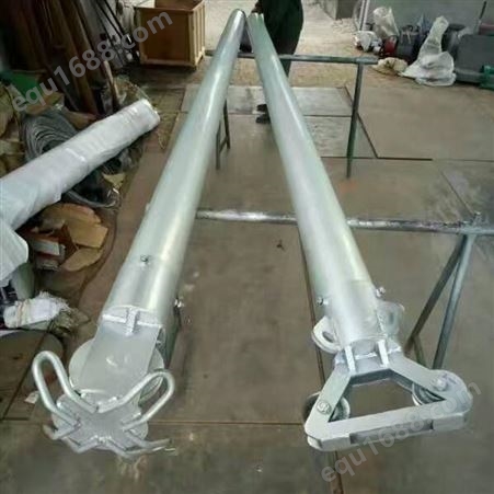 铝合金三脚架立杆机 分节式铝合金立杆机 单杆立杆机恒鑫厂家