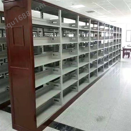 学校图书馆书柜 阅览室书店书架 单面双面图书架生产厂家