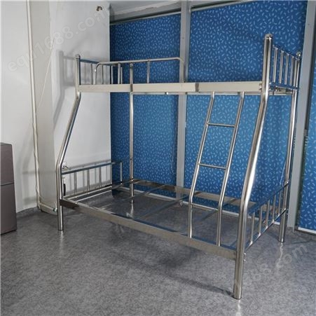 不锈钢上下铺双层床学生床 子母床 高低不锈钢床汇瑜新钢业