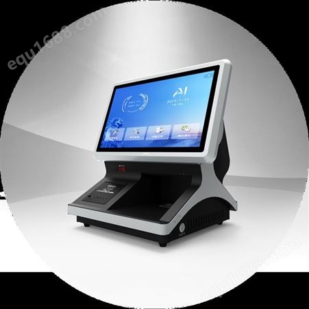 订金机柜 触摸认证验证IC卡验证凭条LED显示室内访客验证机