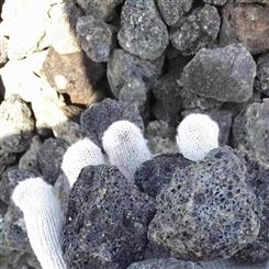碧之源 3-5火山岩颗粒滤料  鱼塘养殖适用   基地供应
