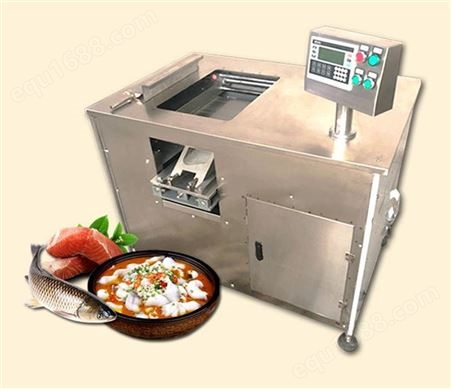斜切鱼片机商用全自动切片机酸菜鱼水煮鱼神器片鱼机猪肚牛肉片机