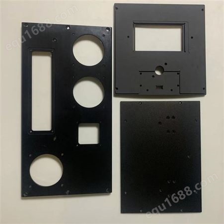 铝合金面板 拉丝铝板cnc加工 控制器面板 喷砂氧化丝印定制加工