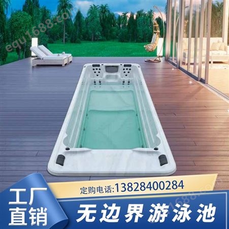 院子阻力泳池设计安装游不到头的游泳池未来池造浪按摩池设计安装