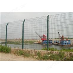 希望水渠安全防护围栏 河道临边防护网 双边丝围栏