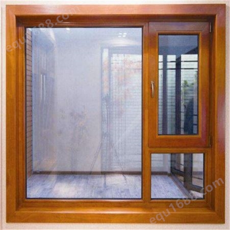 防水铝包木窗纱 隔热铝包木窗纱 一体制作 厂家供应