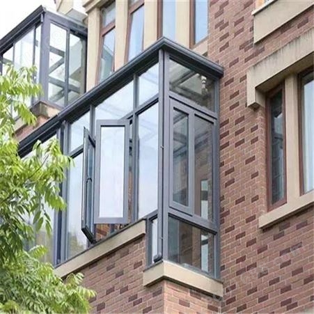 铝木窗户 断桥复合窗纱 德塞维斯 封阳台铝木一体窗