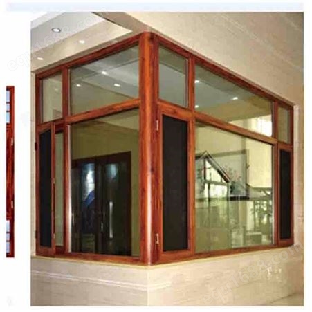 铝木复合门窗_订做铝木复合_D-70铝木复合_定制厂家