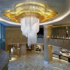 非标工程灯定制客厅北欧全铜轻奢大气水晶灯家用卧室餐厅吊灯