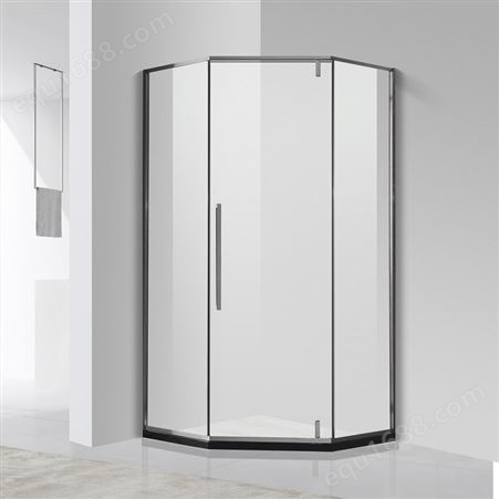 纳米自洁 钢化玻璃 不锈钢边框 淋浴房 卫浴淋浴湿区分离