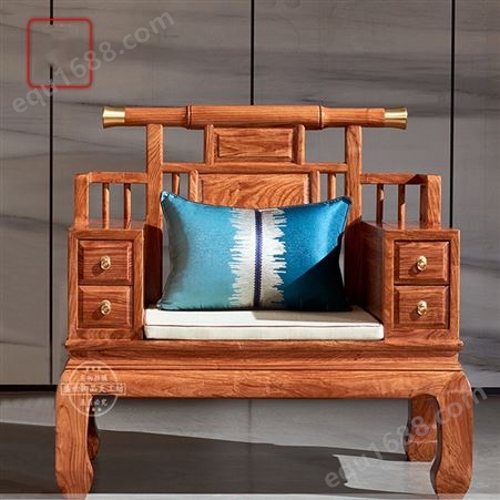 花梨木实木沙发中式成套红木仿古123家具现代禅意原木沙发套装