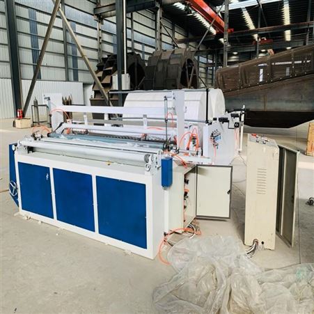 格冉卫生纸生产机械供应商 1575型全自动卫生纸复卷机操作流程